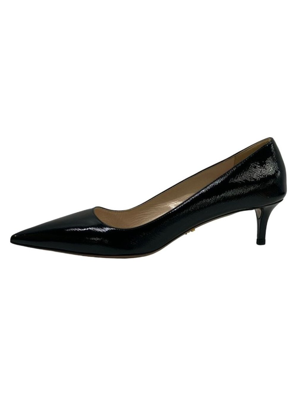 Prada Pumps Black Leather Heels